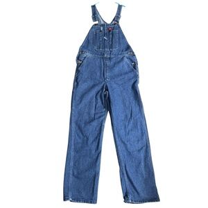 Dickies Light Blue Denim Overalls Juniors Size Large